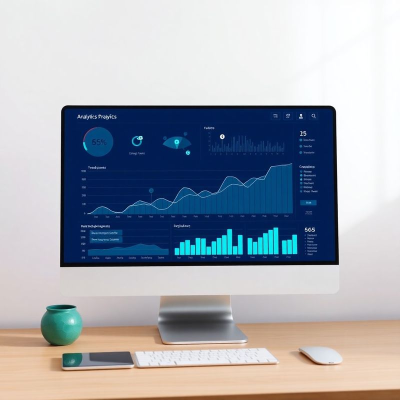 Newcastlesys analytics screen with trend lines and anomaly markers